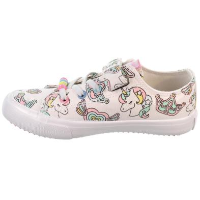 Conguitos 284096 Zapatilla Lona Unicornios Cordones Velcro Niña