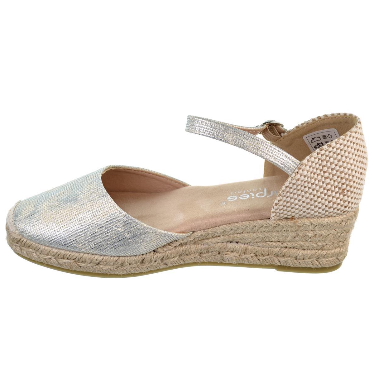 Amarpies 26483 Alpargata Sintética Cuña y Plataforma Mujer