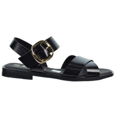 Oh My Sandals 5583 Sandalia Piel Confort Tacón Mujer Negras