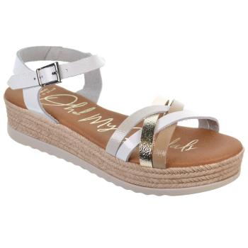 Oh My Sandals 5690 Sandalia Piel Charol Confort Plataforma Mujer 2