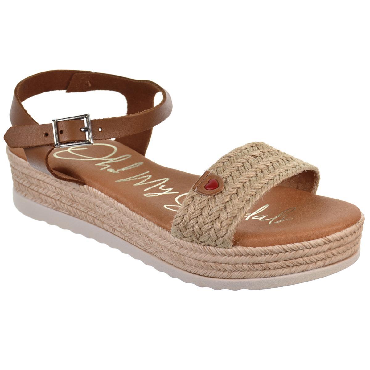 Oh My Sandals 5691 Sandalia Piel Confort Plataforma Mujer