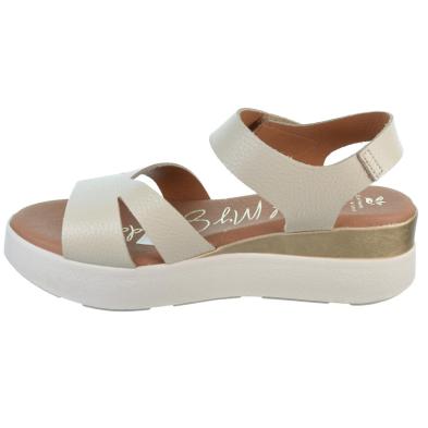 Oh My Sandals 5673 Sandalia Piel Confort Cuña Plataforma Mujer