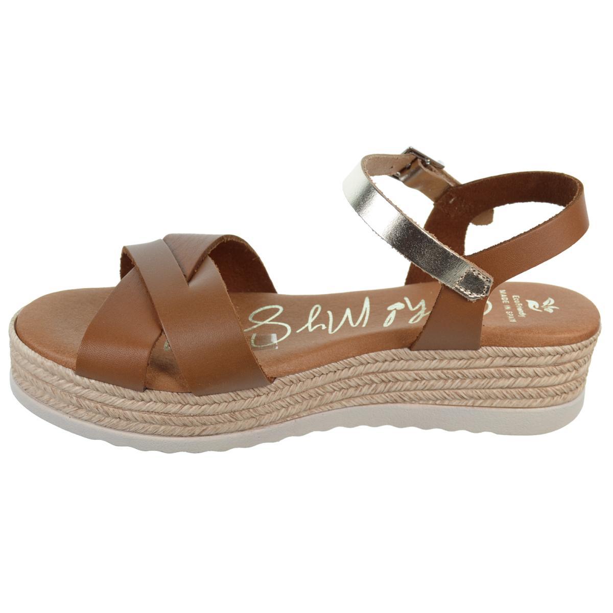 Oh My Sandals 5693 Sandalia Plataforma Piel Confort  Mujer
