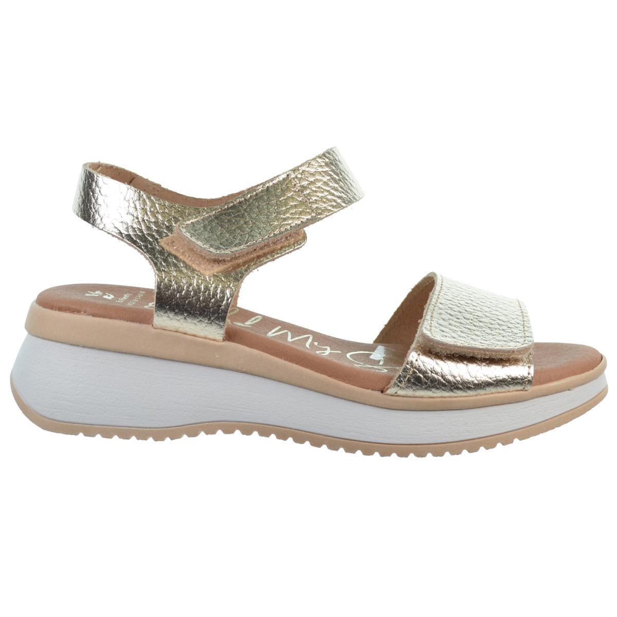 Oh My Sandals 5660 Sandalia Piel Plataforma Cuña Mujer