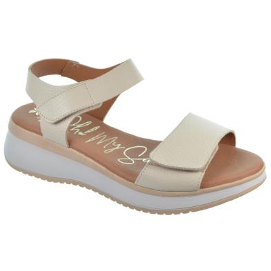 Oh My Sandals 5660 Sandalia Piel Plataforma Cuña Mujer