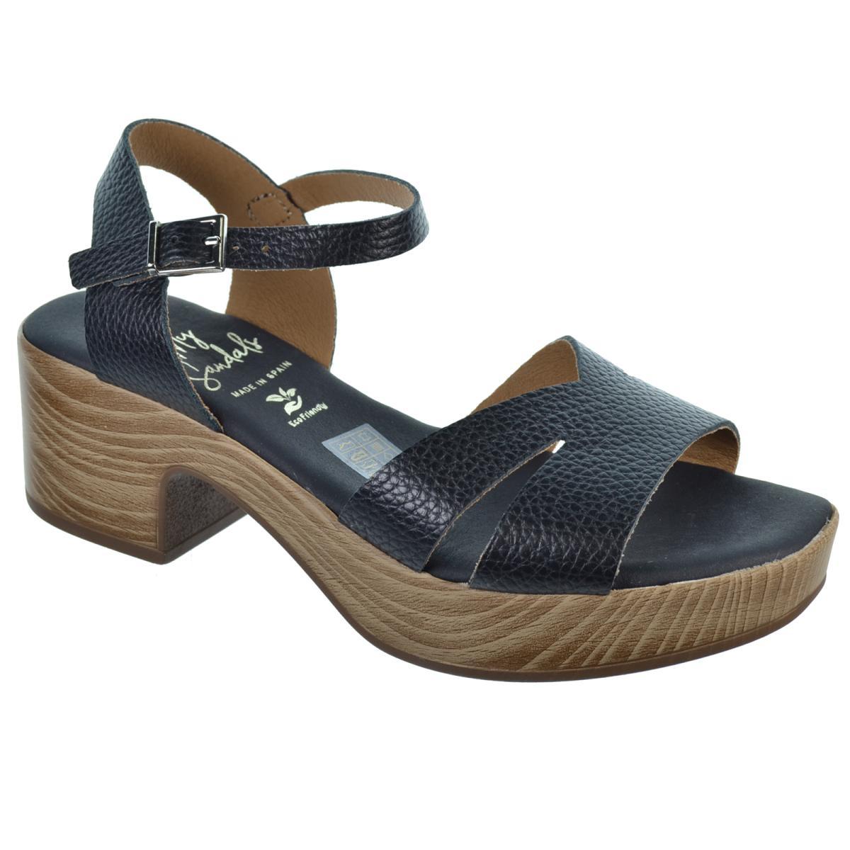 Oh My Sandals 5625 Sandalia Piel Confort Tacón Plataforma Mujer