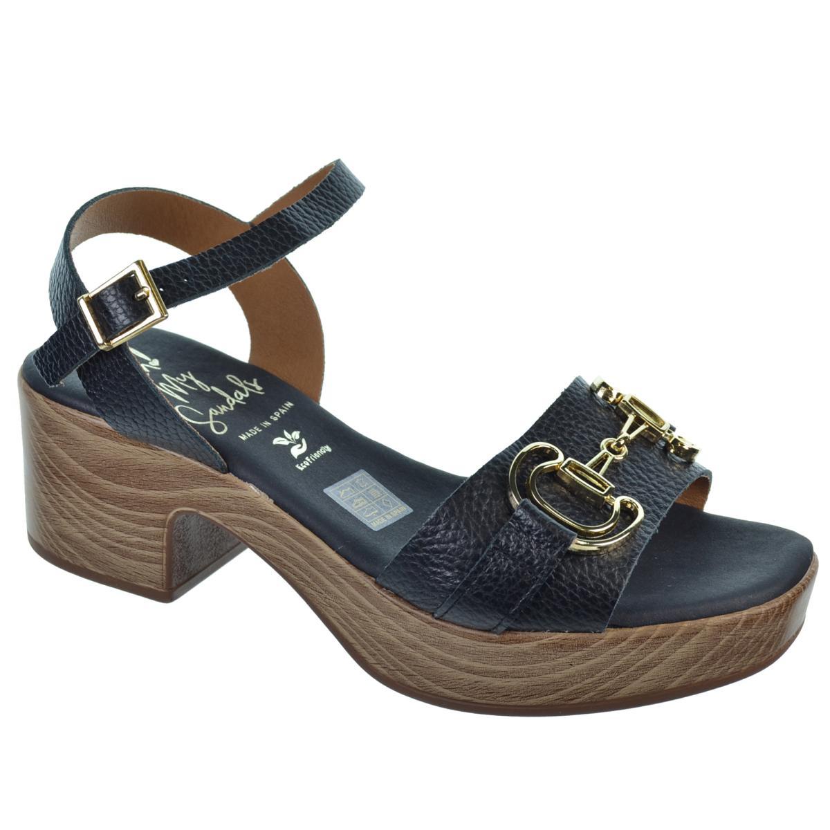 Oh My Sandals 5626 Sandalia Piel Confort Plataforma Mujer