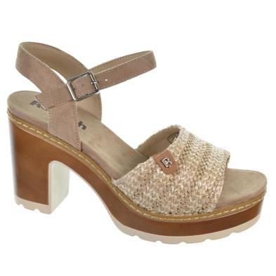 Refresh 171965 Sandalia Sintética Mujer Plataforma Tacón