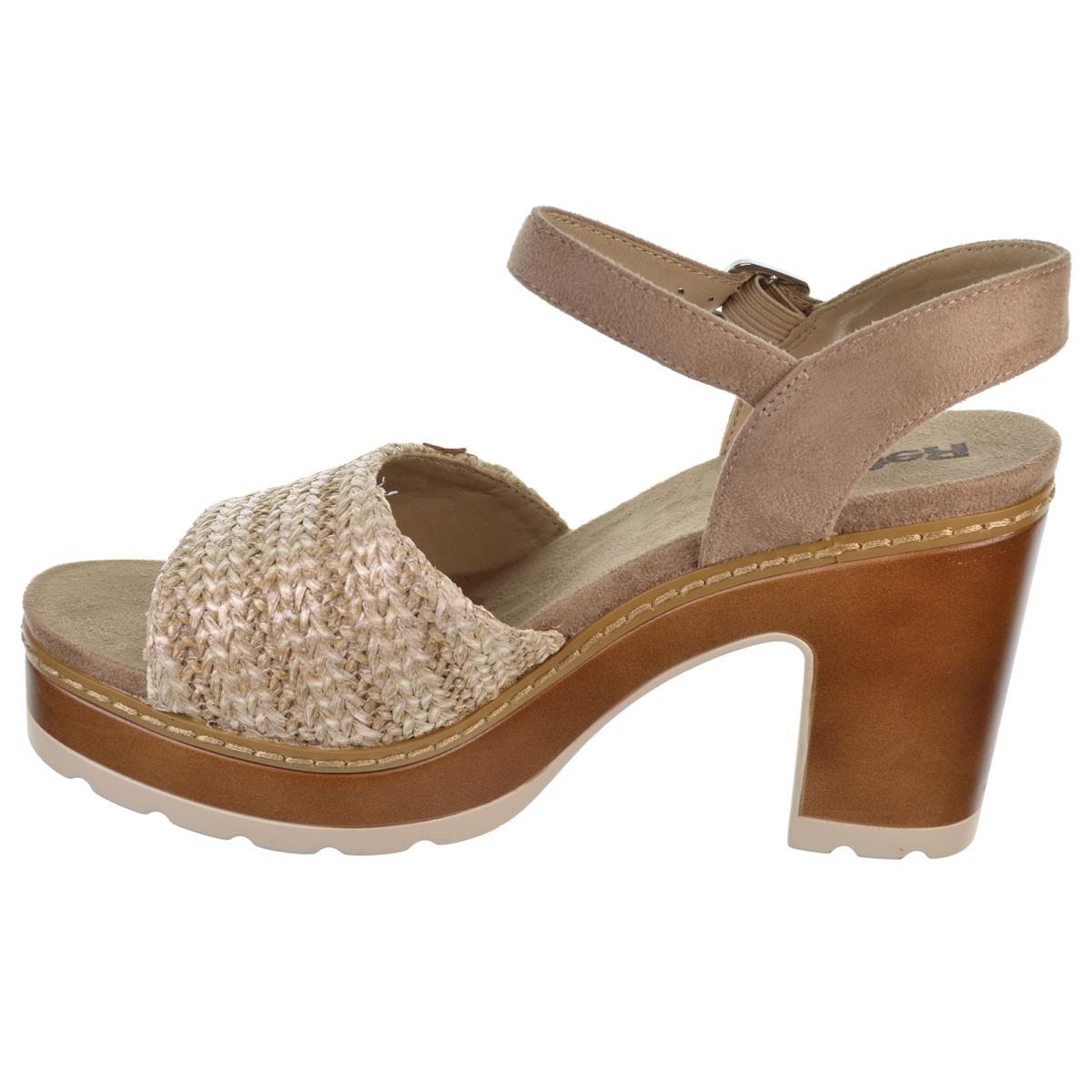 Refresh 171965 Sandalia Sintética Mujer Plataforma Tacón