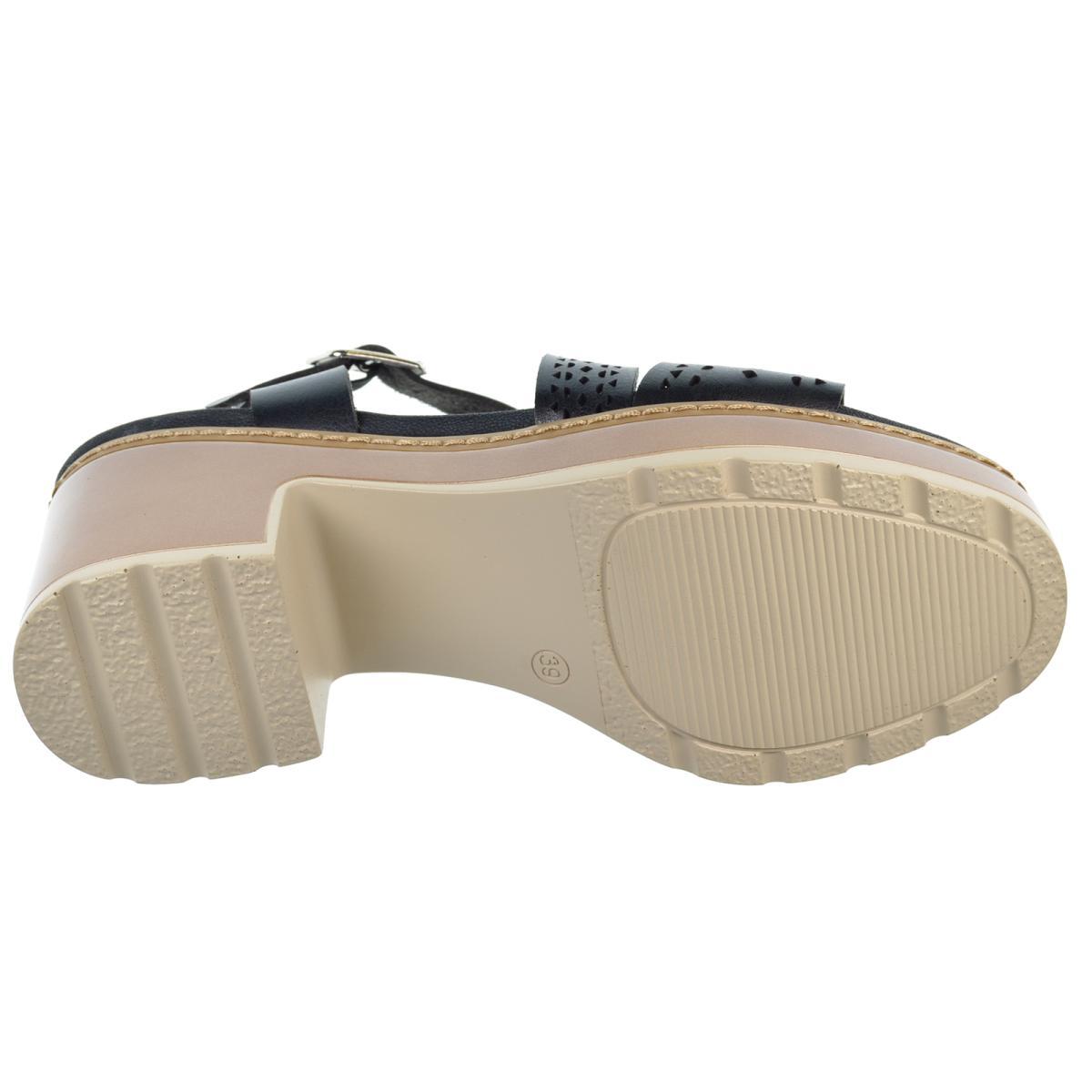 Refresh 172847 Sandalia Sintética Confort Tacón Plataforma Mujer