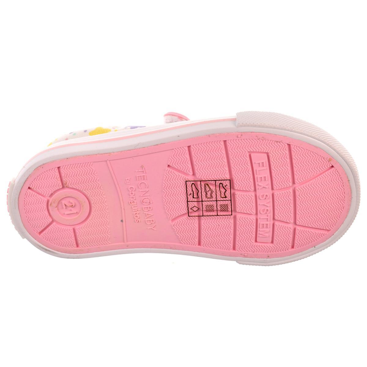 Conguitos 500008 Zapatilla Textil Doble Velcro Niña