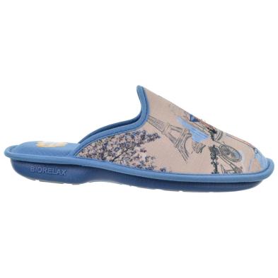 Biorelax 4035 Zapatilla Casa Textil Pies Delicados Mujer