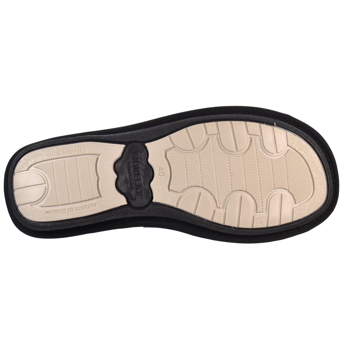 Biorelax 1417 Zapatilla Casa Textil Pies Delicados Mujer