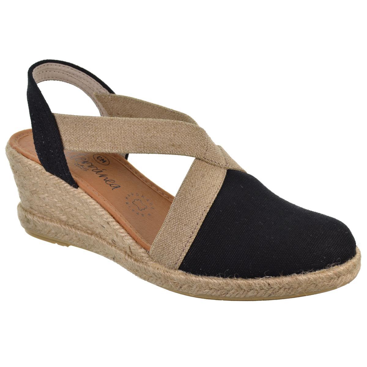 Mediterranea 50184 Alpargata Textil Confort Cuña Mujer