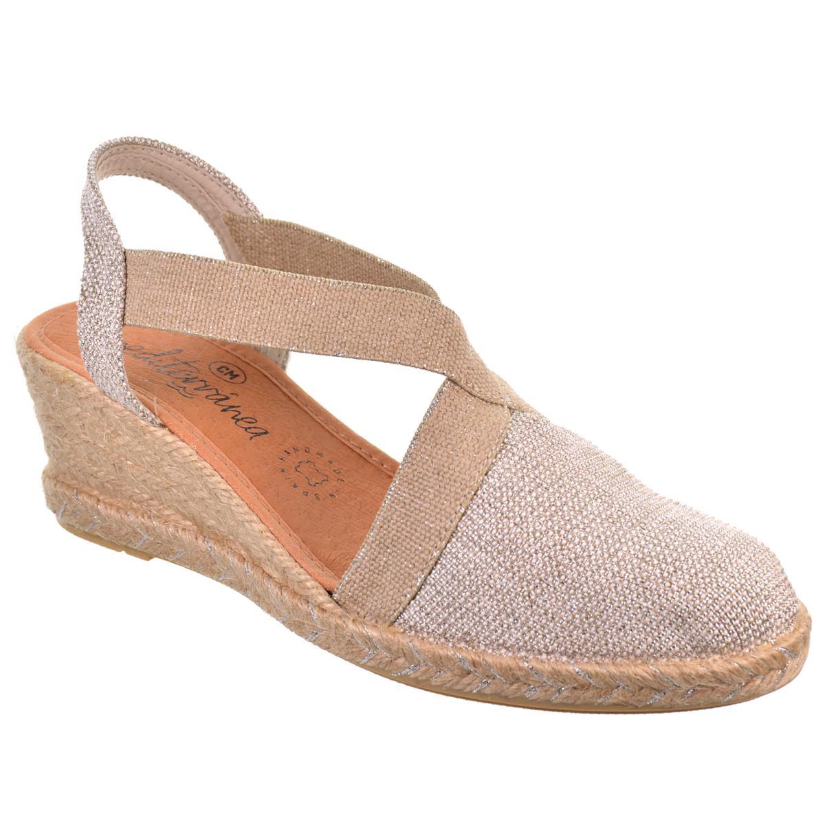Mediterranea 50185 Alpargata Textil Confort Cuña Mujer Mediterranea 50185 Alpargata Textil Confort Cuña Mujer