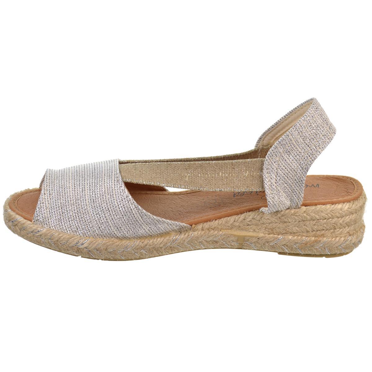 Mediterranea 50259 Alpargata Textil Confort Cuña Mujer