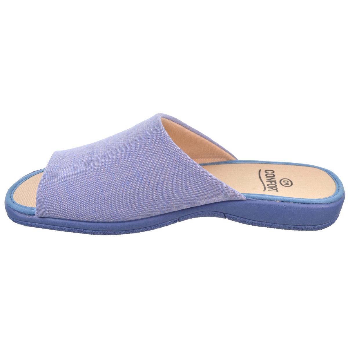 Cmconfort 50367 Zapatilla Casa Textil Acolchada Mujer