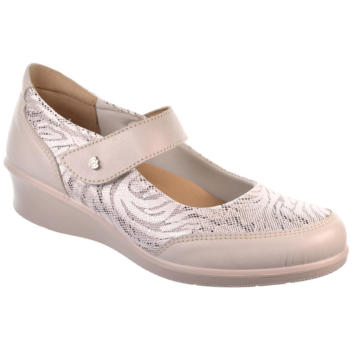 Laura Azaña 21863 Zapato Confort Piel Cuña Mujer