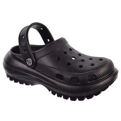 Kelara K42002 Zueco de Goma Transpirable Playa Piscina Mujer Negro