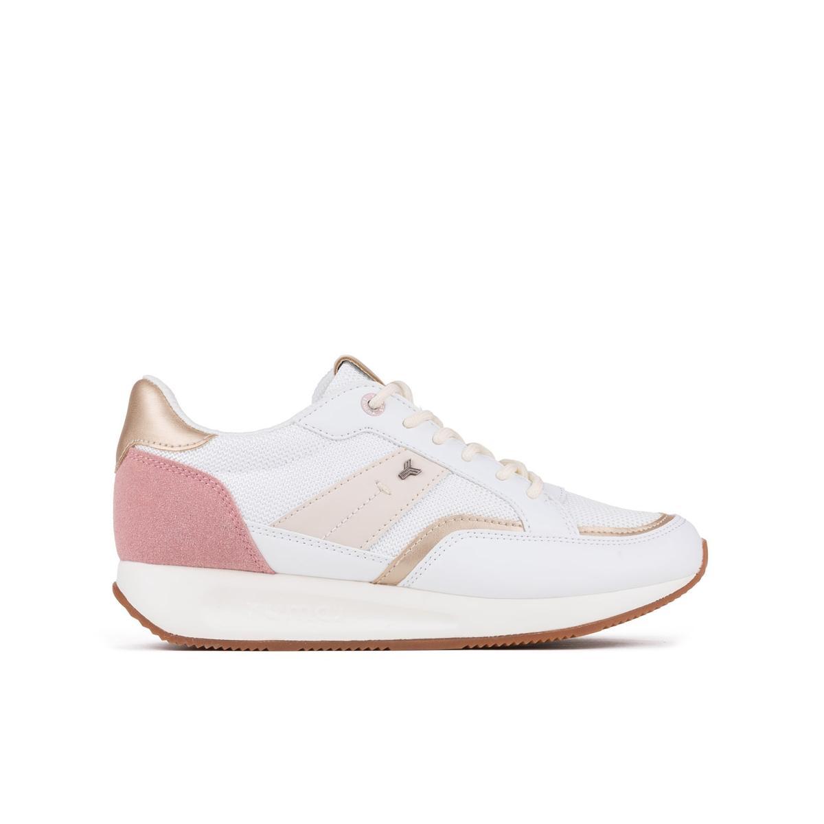 Yumas Allegra Sneaker Confort Textil Serraje Cordones Mujer