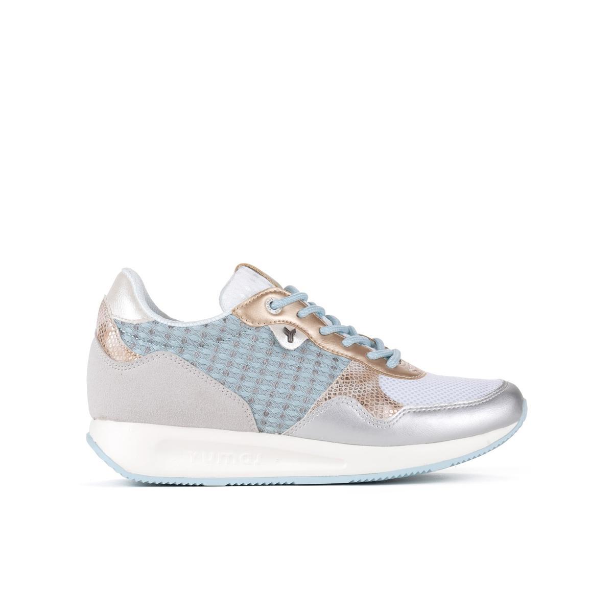 Yumas Alda Zapato Sneaker Confort Textil y Serraje Mujer