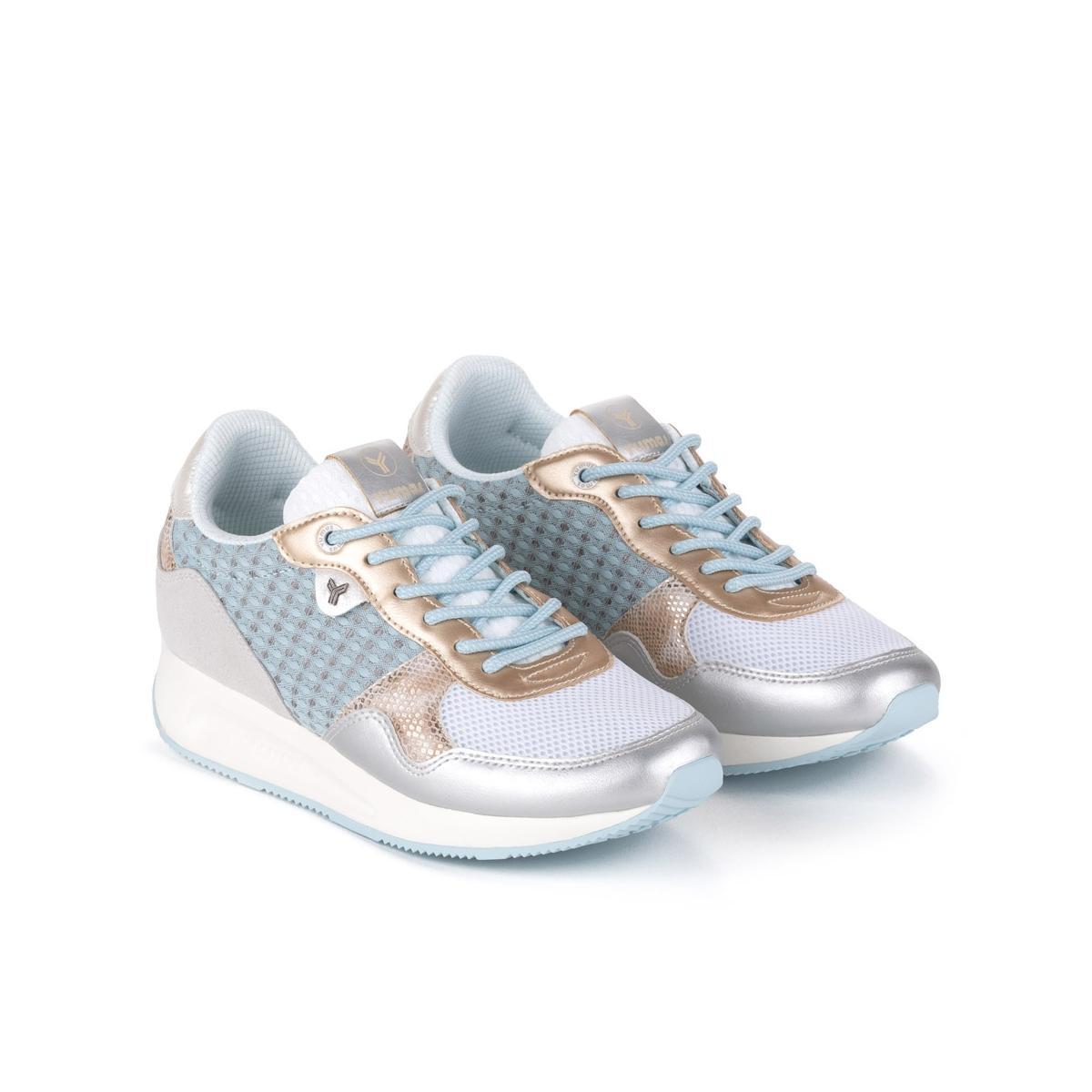 Yumas Alda Zapato Sneaker Confort Textil y Serraje Mujer