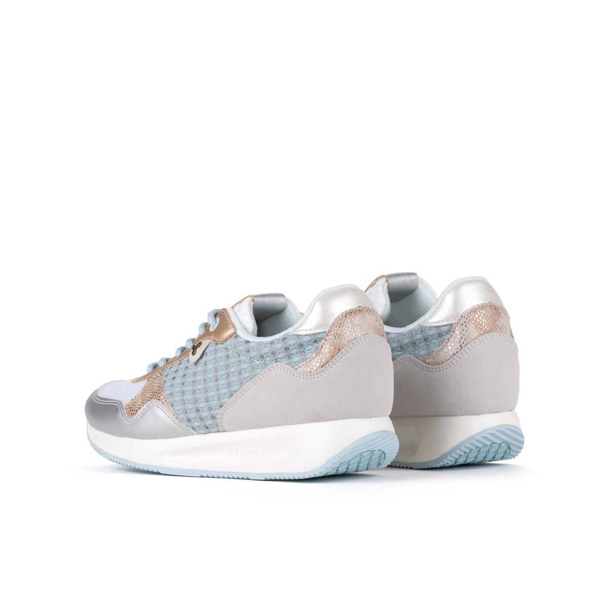 Yumas Alda Zapato Sneaker Confort Textil y Serraje Mujer