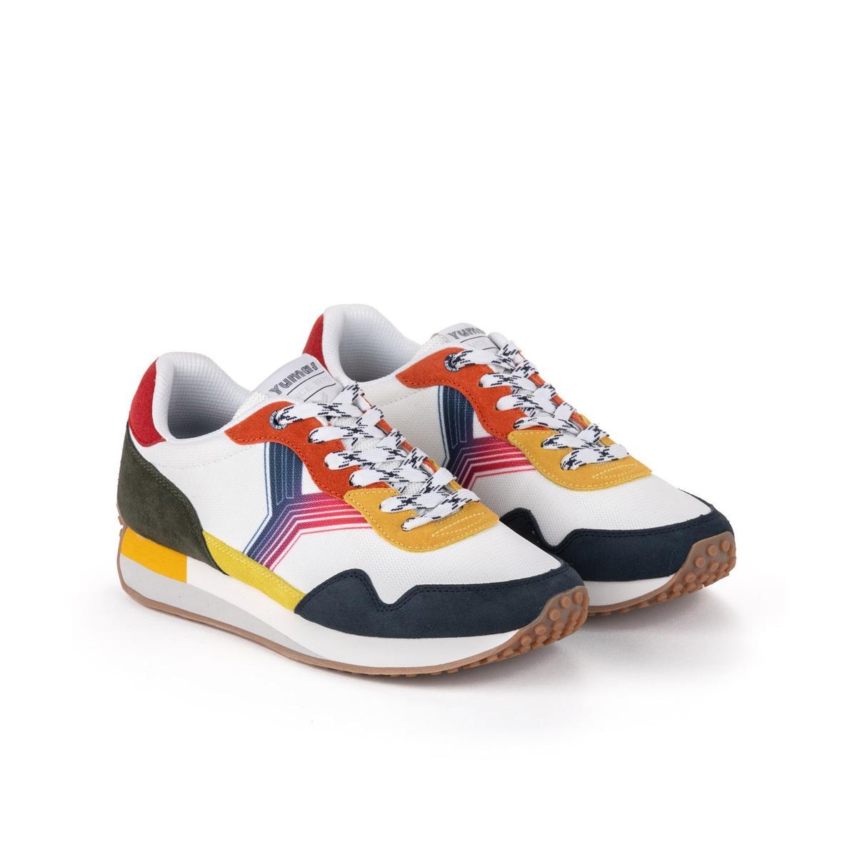 Yumas Ashland Sneaker Confort Textil y Piel Cordones Hombre Yumas Ashland Sneaker Confort Textil y Piel Cordones Hombre