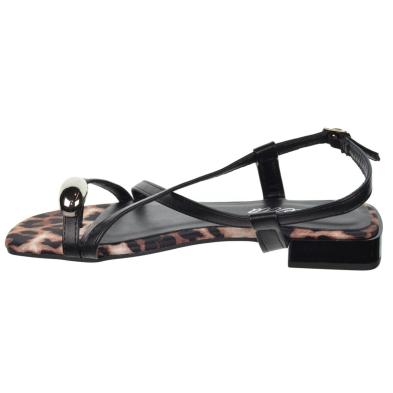 isteria 25084 Sandalia Plana Acolchada Mujer con Hebilla