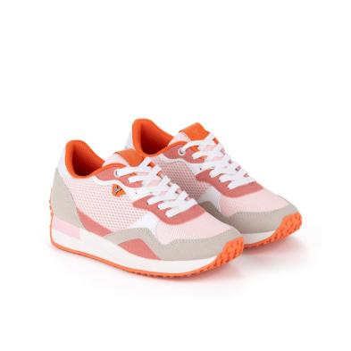 Yumas Fiorella Sneaker Textil y Serraje Cordones Mujer