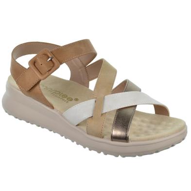 Amarpies 28638 Sandalia Confort Cuña Plataforma Velcro Mujer