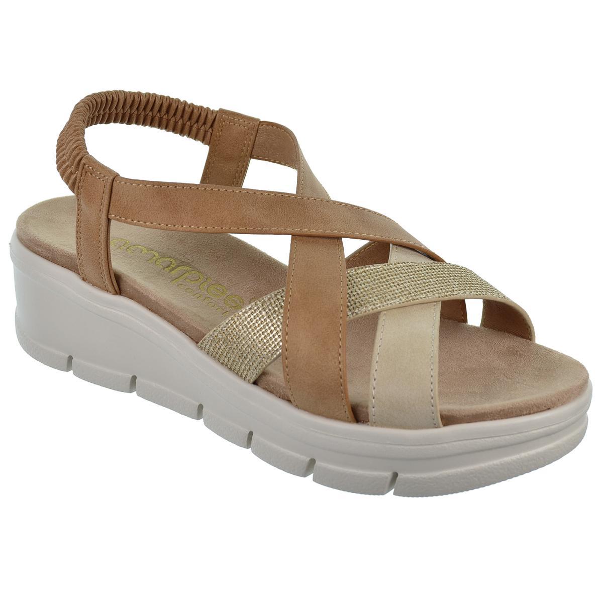 Amarpies 28601 Sandalia Confort Cuña Plataforma Mujer