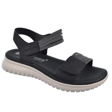 Amarpies 26586 Sandalia Confort con Velcro Mujer