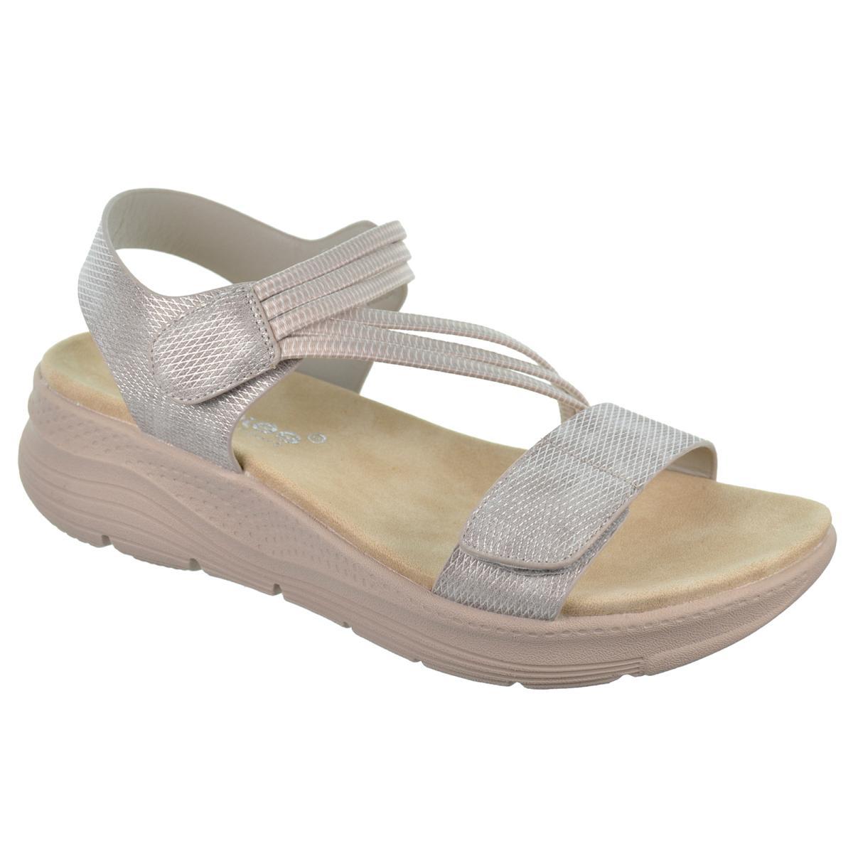 Amarpies 28606 Sandalia Confort Cuña y Plataforma Mujer