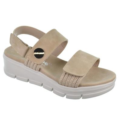 Amarpies 23505 Sandalia Confort Cuña y Plataforma Mujer