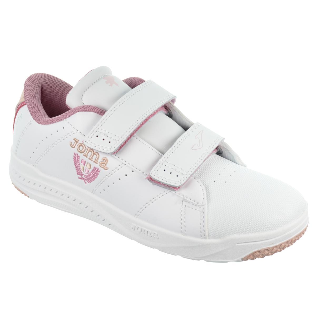 Joma WPLAYW2529W Deportivo Colegial Piel Acolchado Niña y Velcro