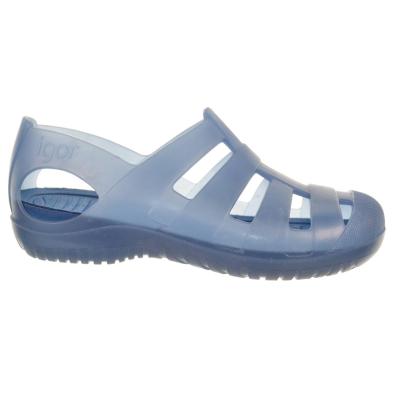 Igor Pool Sandalia de Goma Unisex para Plata y Piscina Niño