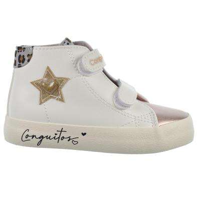 Conguitos 282108 Zapatilla Bota Acolchada Velcro Niña Conguitos 282108 Zapatilla Bota Acolchada Velcro Niña