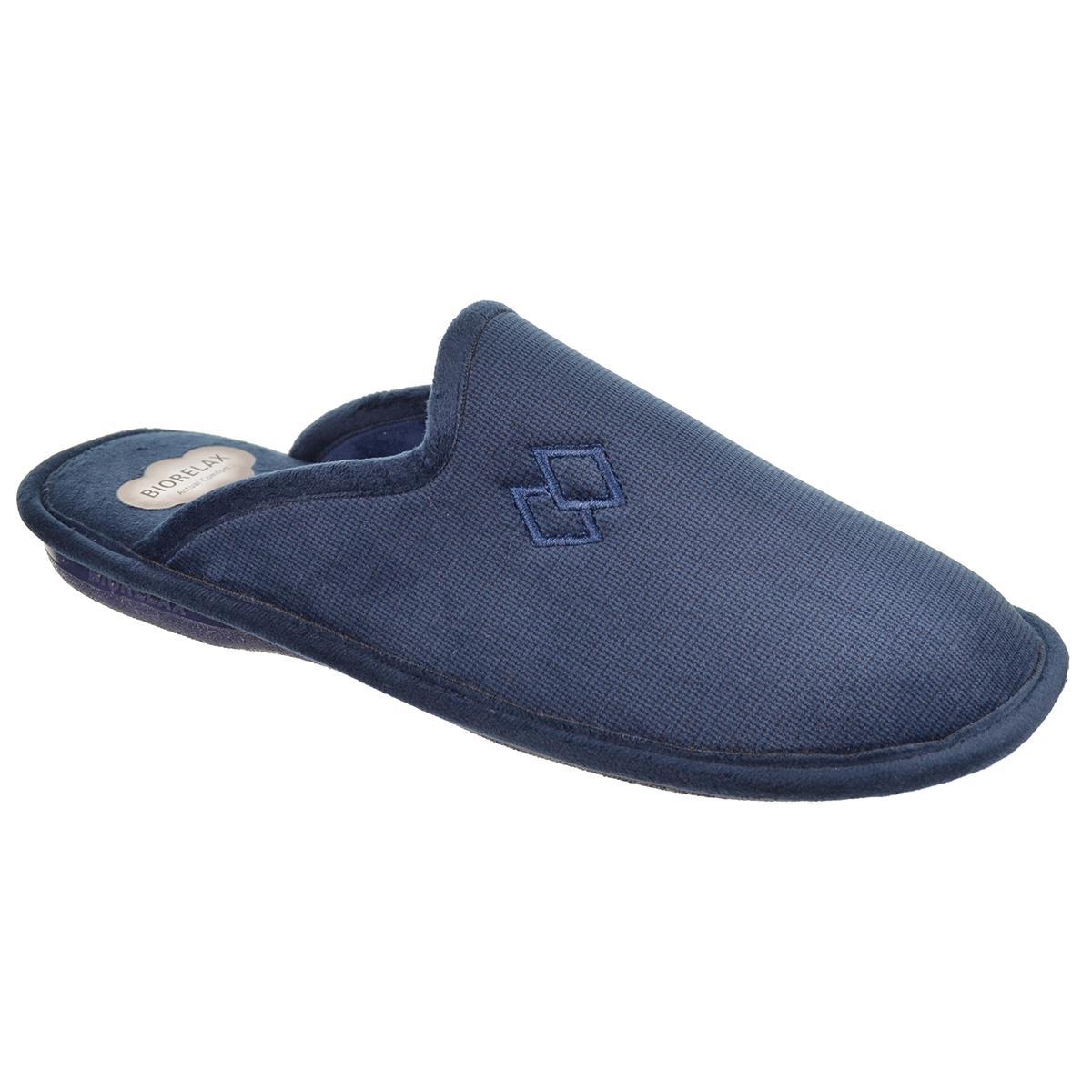 Biorelax 1400 Zapatilla Casa Textil Pies Delicados Hombre