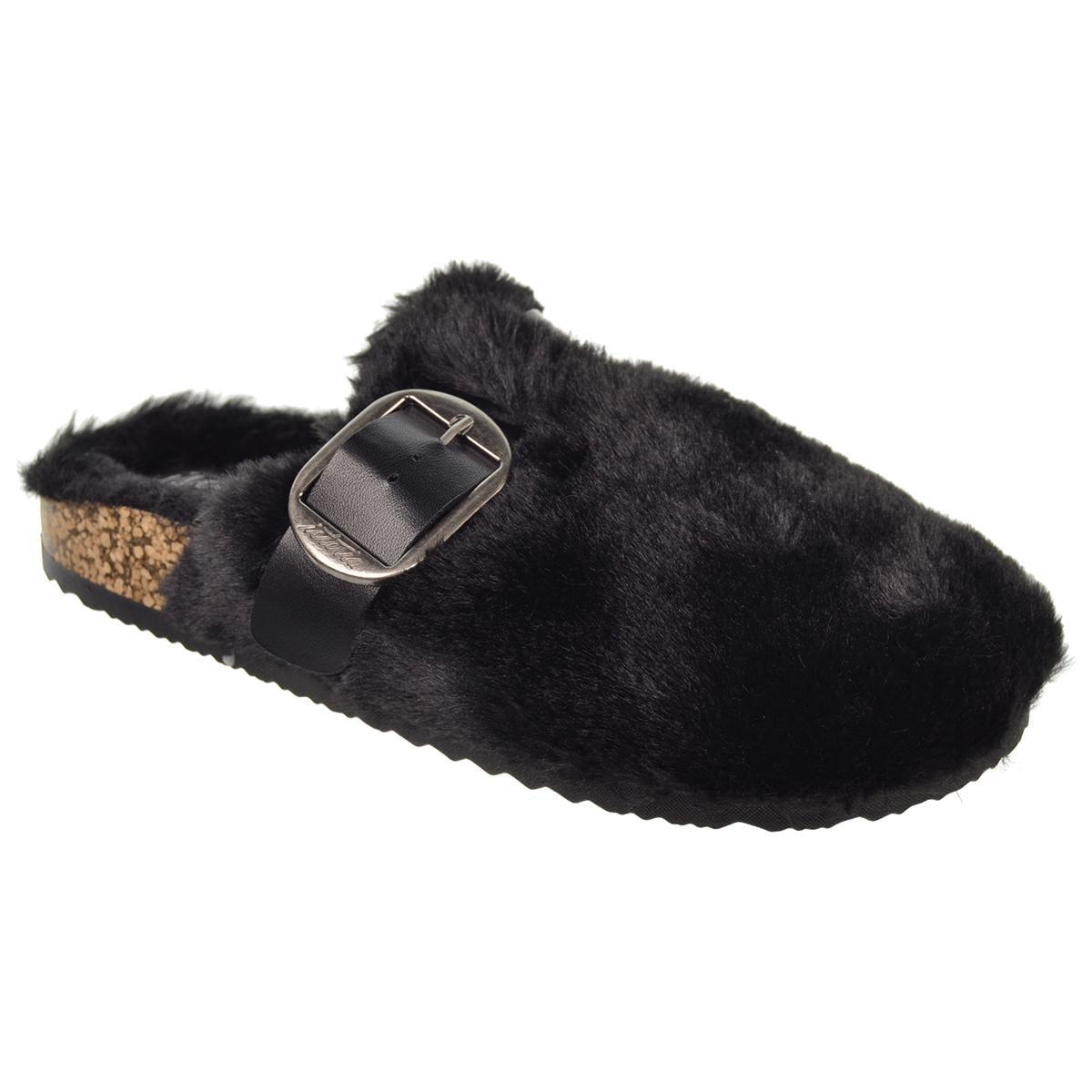 Isteria 505 Zueco Bio con Hebilla y Pelo Mujer