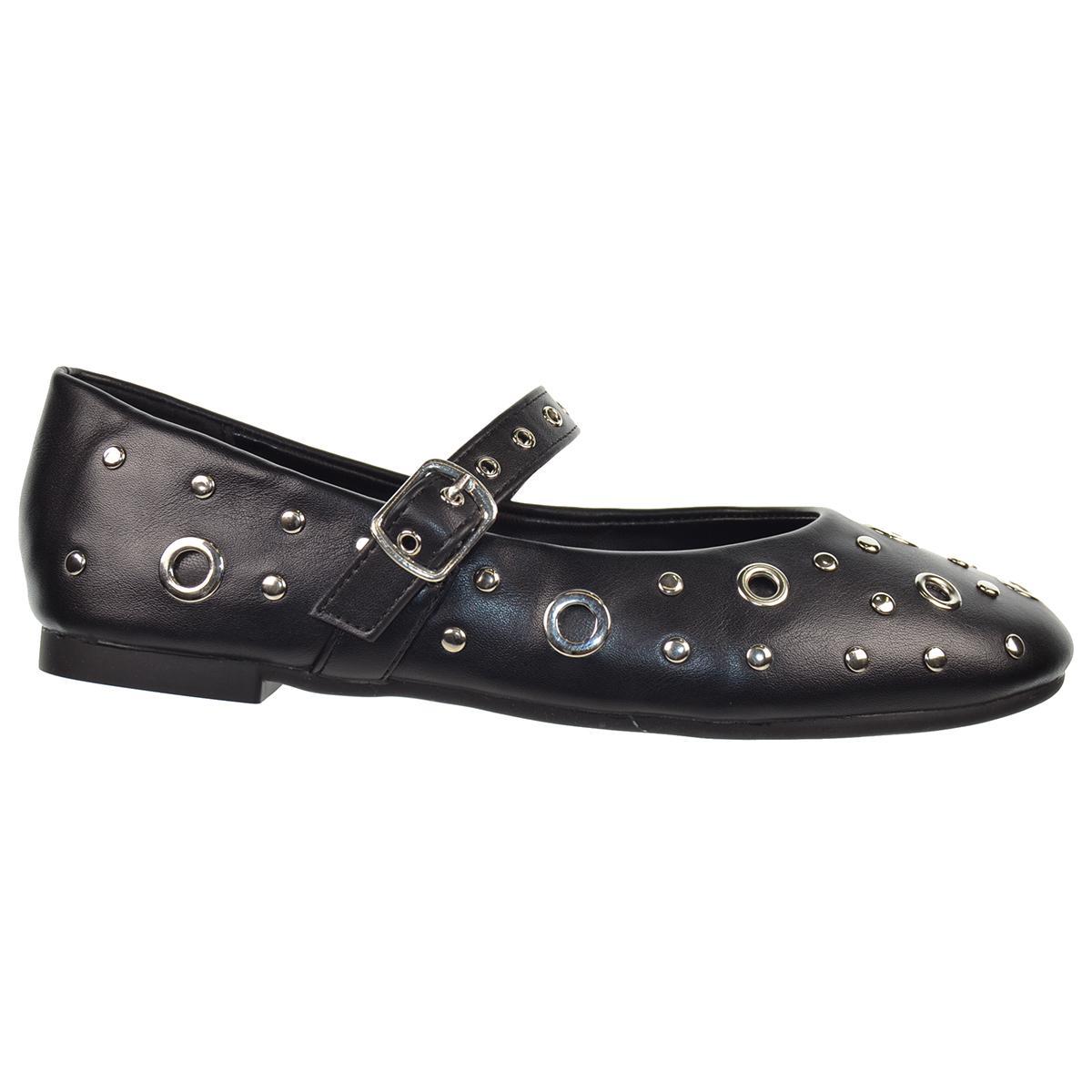 Isteria 526 Zapato Confort Antideslizante con Hebilla Mujer