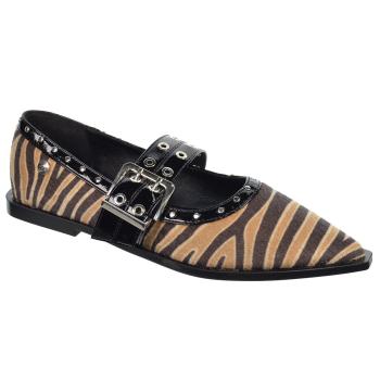 Isteria 532 Zapato Confort Textil Cebra Punta Fina Mujer 2