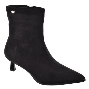 Isteria 555 Botín Acolchado Antelina  Tacón Fino Mujer 2