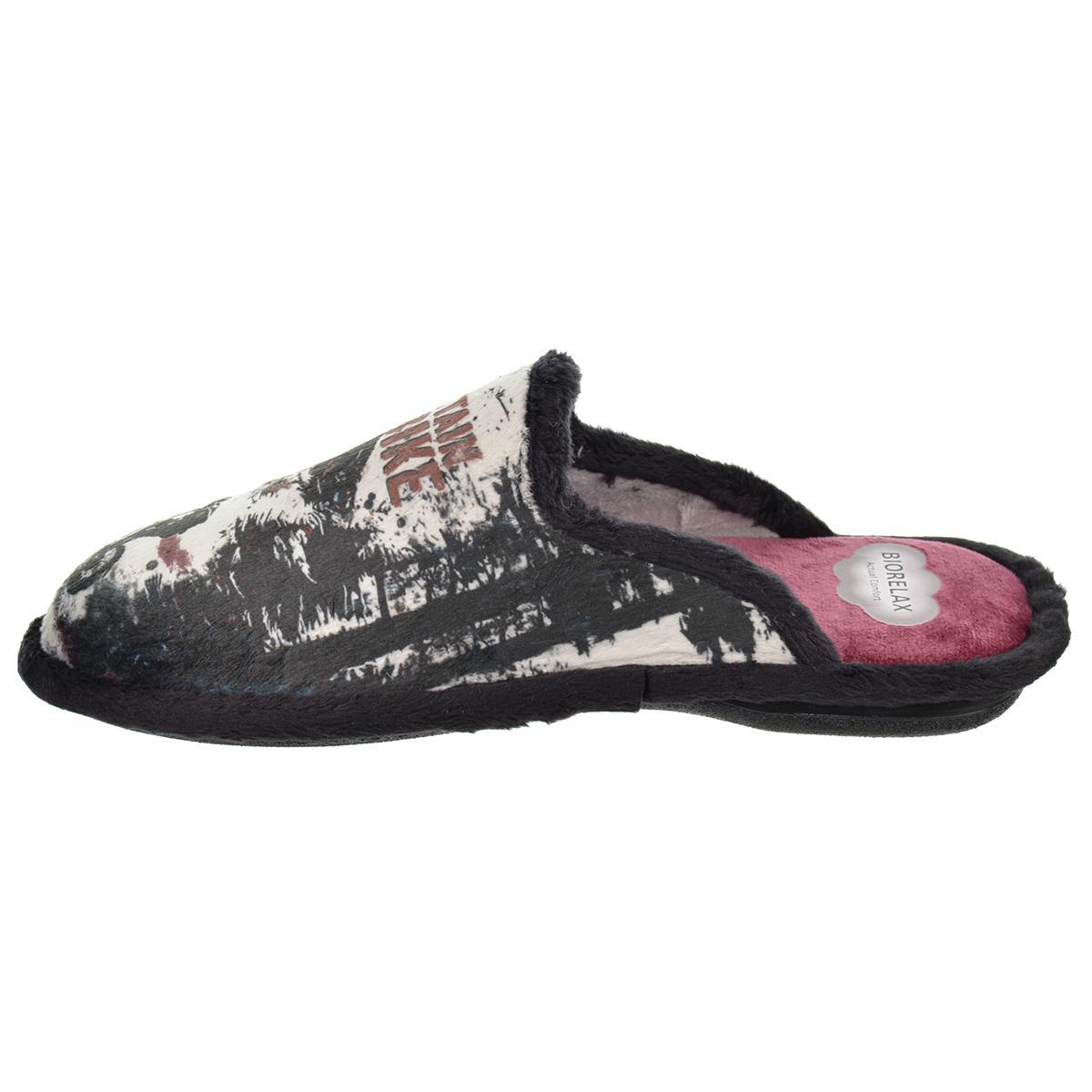 Biorelax 1439 Zapatilla Casa Textil Hombre Pies Delicados