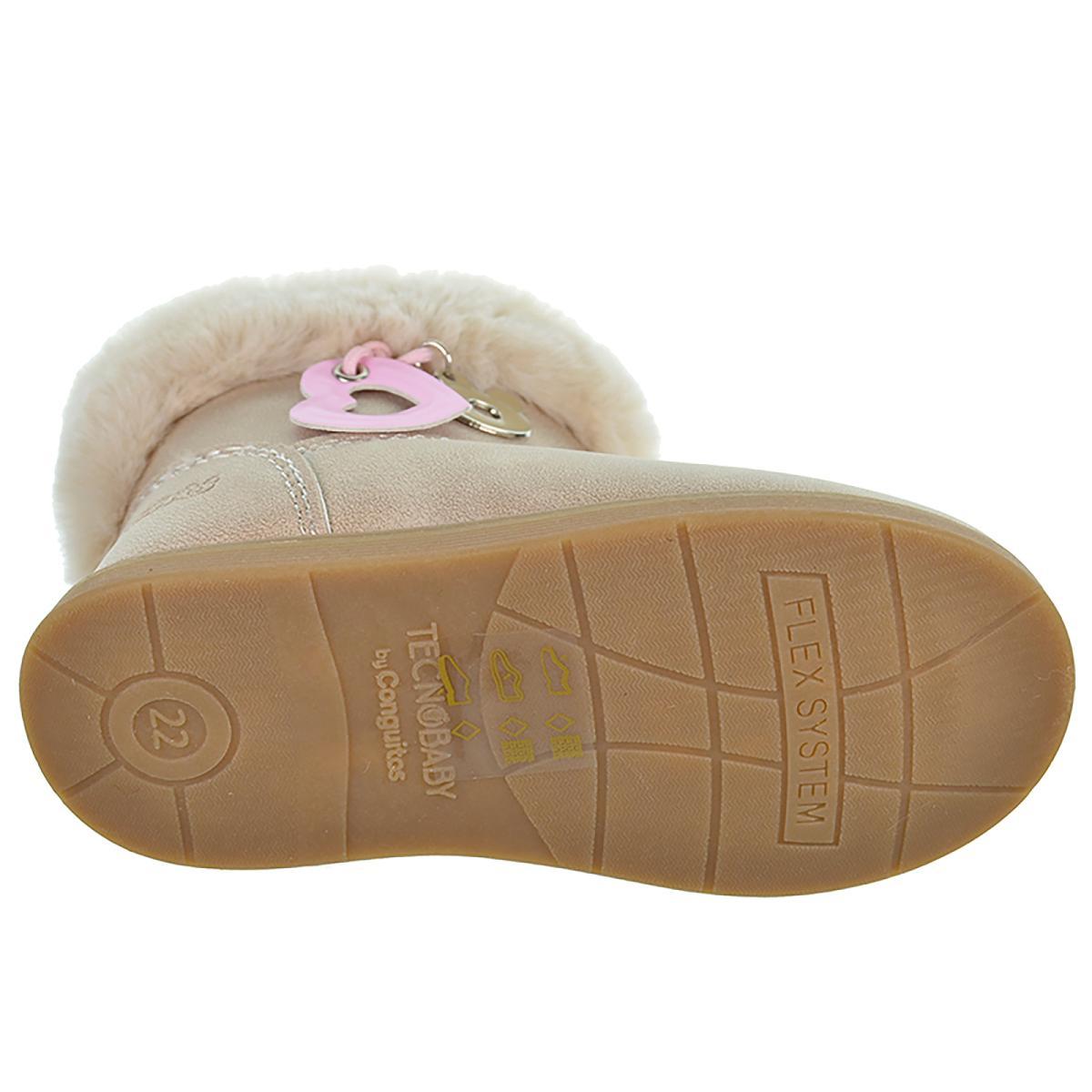 Conguitos Osito 156006 Bota Goflex Acolchada Cremallera Niña