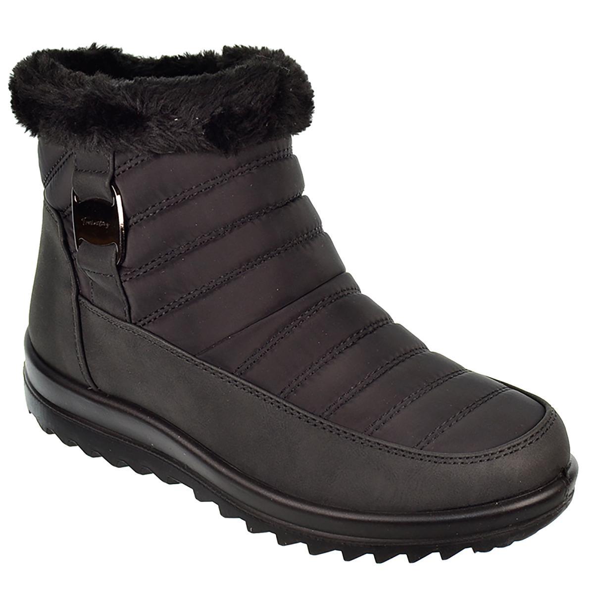 30S Treintas L4265 Botín Confort Forro Pelo Pies Delicados Mujer