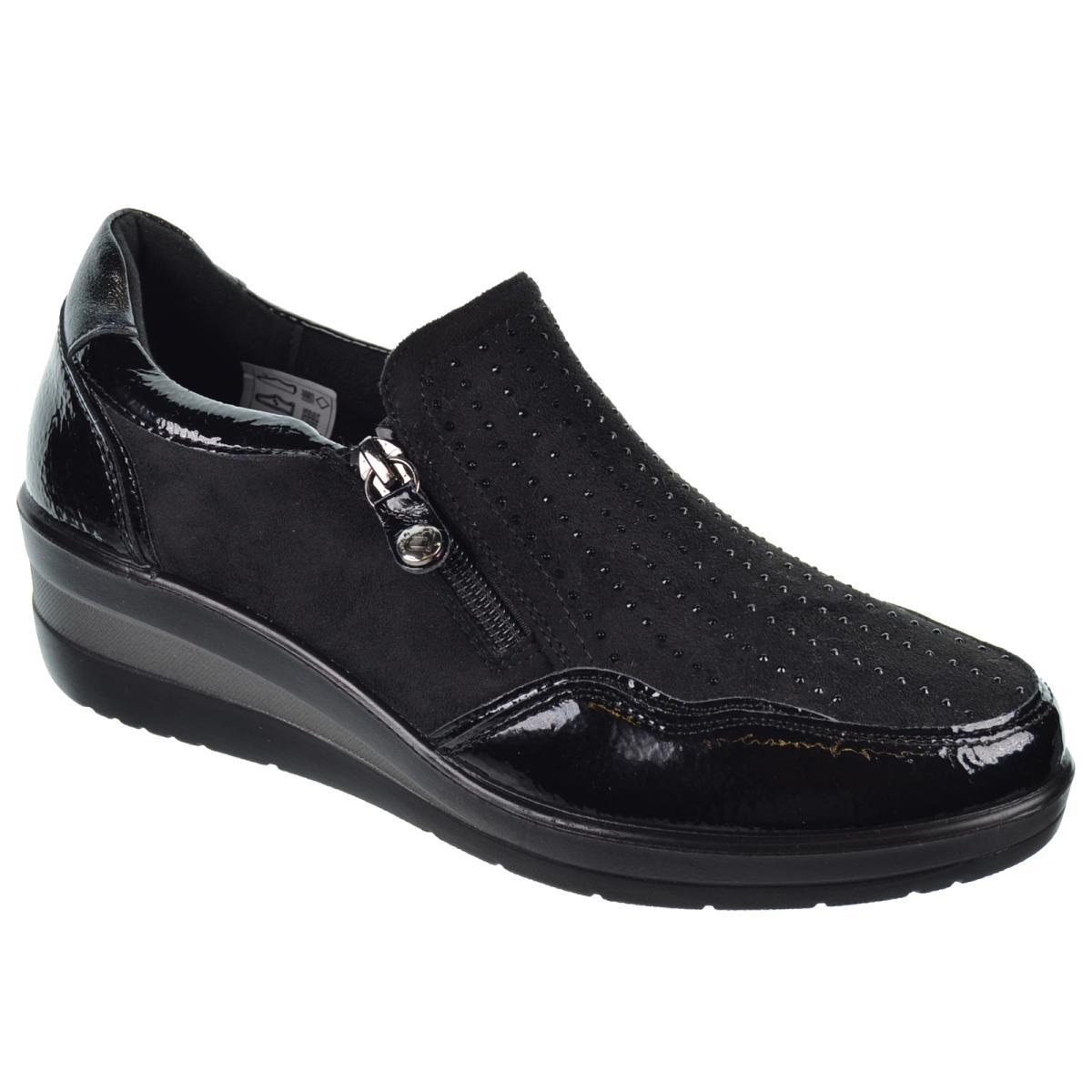 Amarpies 29385 Zapato Casual Confort Cremallera y Cuña Mujer