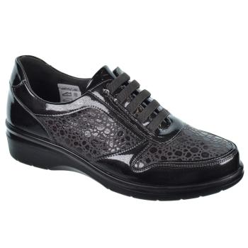 Amarpies 27072 Zapato Confort Charol Cuña Mujer 2