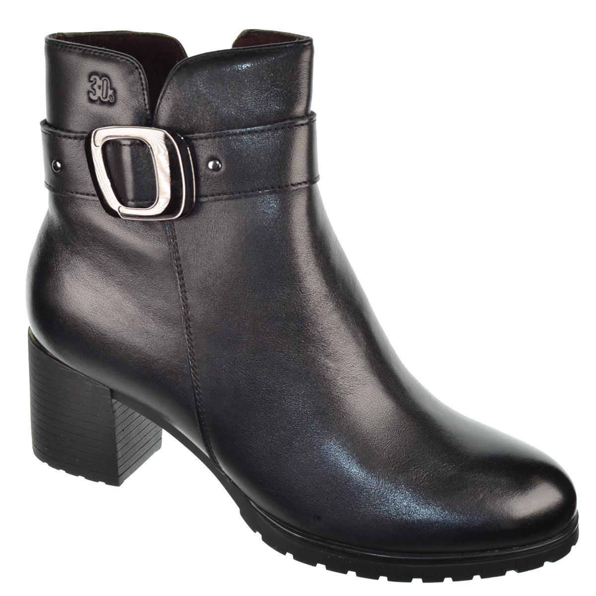 30S Treintas 4412 Botín Piel Tacon Mujer Pies Delicados