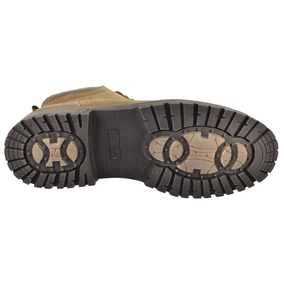 Refresh 173217 Botín Acolchado Creemallera y Cordones Hombre
